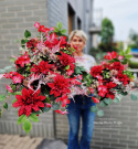 Dahlia grave decoration - Composition + Bouquet