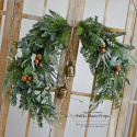 Asymmetrical Christmas wreath - 70 cm