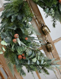 Asymmetrical Christmas wreath - 70 cm