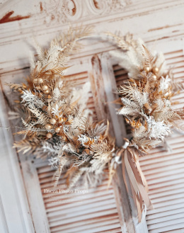 Asymmetrical Christmas wreath - 68 cm