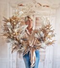 Asymmetrical Christmas wreath - 68 cm