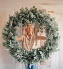 Christmas wreath - 100 cm - symmetrical