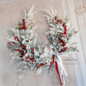 Asymmetrical Christmas wreath - 75 cm