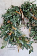 Asymmetrical Christmas wreath - 70 cm