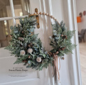 Asymmetrical Christmas wreath - ok. 70 cm