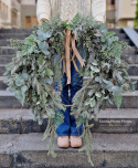 Asymmetrical Christmas wreath - 70 cm