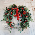 Asymmetrical Christmas wreath - 90 cm