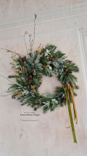 Christmas wreath - 60 cm - asymmetrical