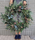 Christmas wreath - 70 cm - symmetrical