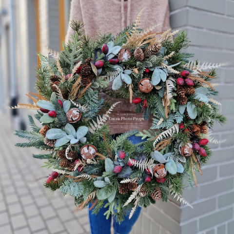 Christmas wreath - 60 cm - symmetrical