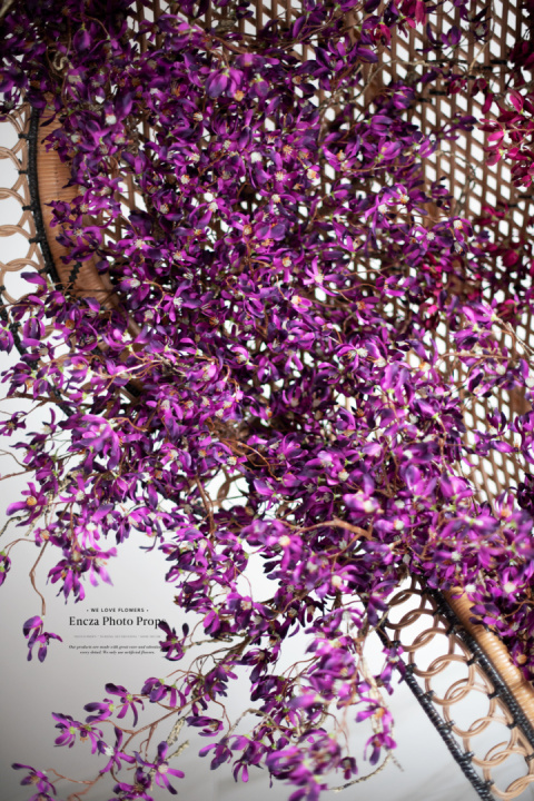 Mini branche d'orchidée - VIOLET 180 cm Mini branche d'orchidée - VIOLET 180 cm