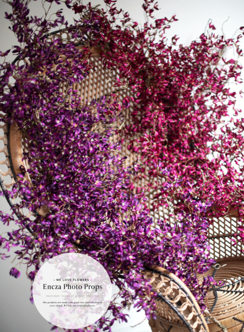 Mini branche d'orchidée - VIOLET 180 cm Mini branche d'orchidée - VIOLET 180 cm