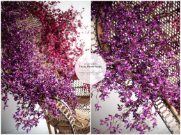 Mini orchid branch - PURPLE 180 cm