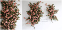 Set of rose branches - MAUVE PINK - 150 cm + 100 cm