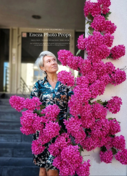 Gałąż hortensji - MAGENTA - 160 cm