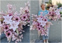 Tombstone decoration - LILIES - Composition + Bouquet
