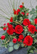 Dekoracja nagrobna - RED - Kompozycja + Bukiet