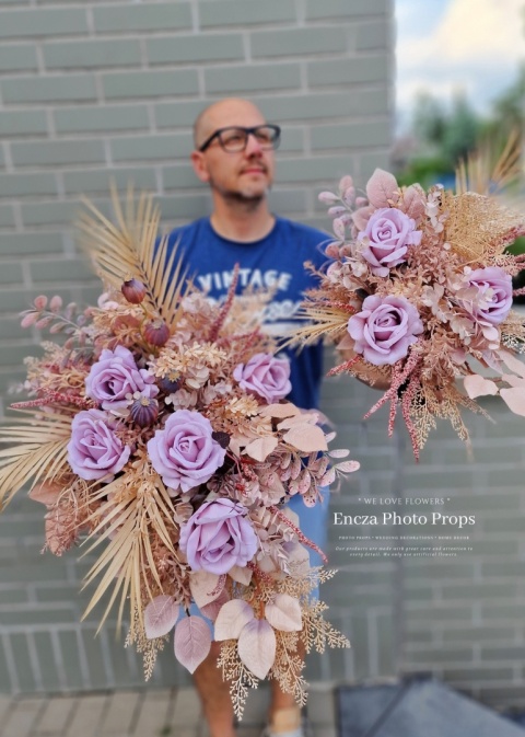 Dekoracja nagrobna BOHO - Kompozycja + Bukiet Dekoracja nagrobna BOHO - Kompozycja + Bukiet