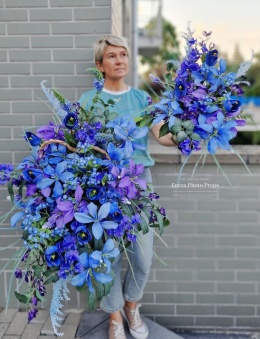 Tombstone decoration - Summer - Composition + Bouquet
