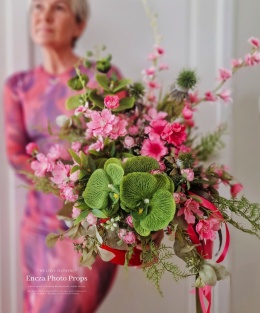 Flowerbox Zielony Storczyk