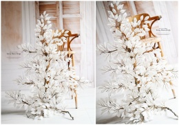 Gałąż FIKUSA - Light Cream - 160 cm