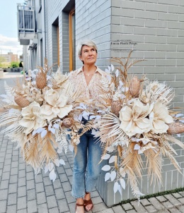 Bouquets in BOHO style