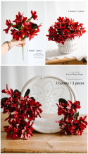 Field lily - bouquet - Red