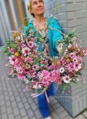 Couronne décorative Summer Meadow - 55 cm