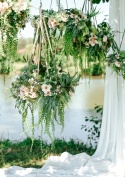 Hanging wreath - RUSTIC - 65 cm