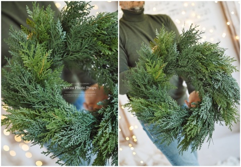 Świąteczny wianek symetryczny - 50 cm Świąteczny wianek symetryczny - 50 cm
