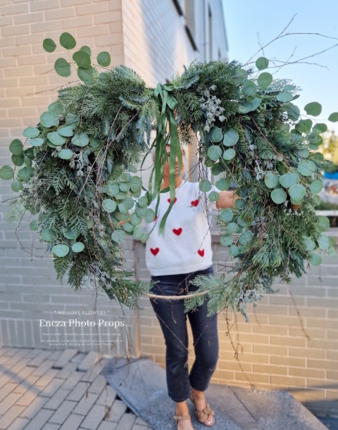 Couronne de Noël - 110 cm - asymétrique