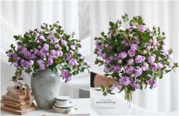 English Roses - PURPLE - 30 pieces