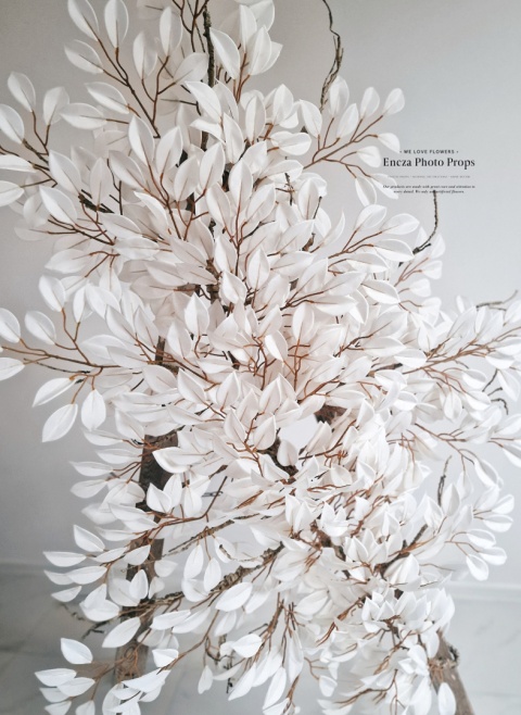 FICUSA Branch - Light Cream - 160 cm