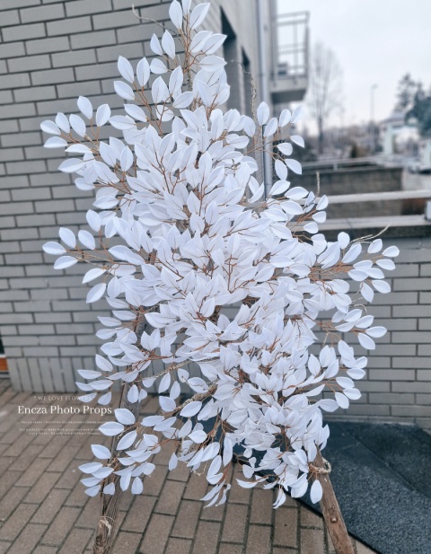 FICUSA Branch - Light Cream - 160 cm