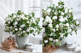 English Roses - WHITE - 30 pieces