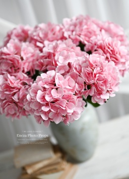 PINK hydrangea - 12 pieces