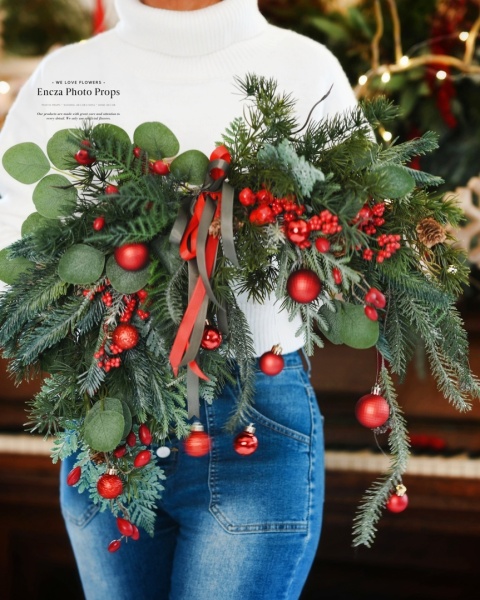 Księżyc świąteczny - 50 cm