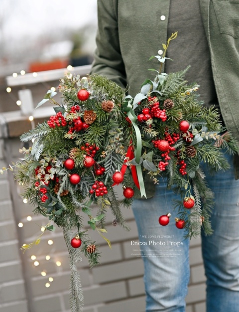 Księżyc świąteczny - 55 cm