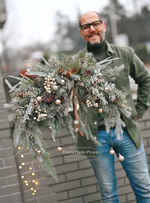 Księżyc świąteczny - 65 cm