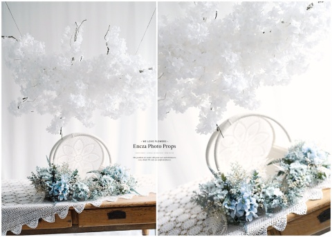 Mini gałąż do sesji NB - Total White