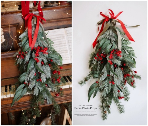 Świąteczna miotełka - 65 cm