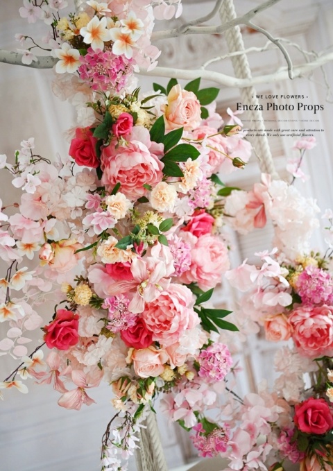 Wiosenne gałęzie - zestaw 2 x 120 cm