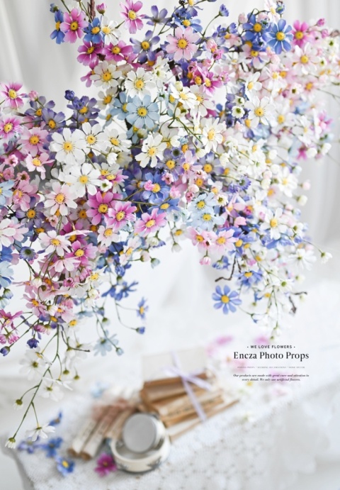 Branche de fleurs sauvages - 160 cm