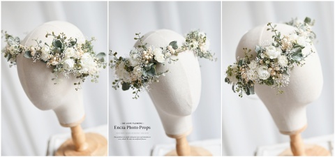 Wianek komunijny - asymetryczny - rustykalny