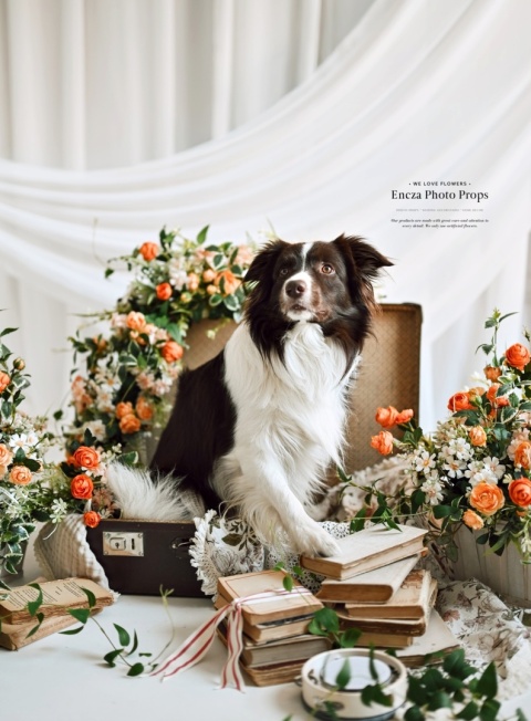 Wiosenny zestaw - girlanda + 2 boxy