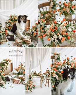 Wiosenny zestaw - girlanda + 2 boxy