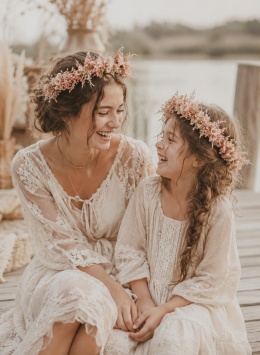 Couronnes symétriques - mère + fille
