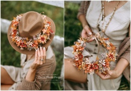 Set - Wreath + Hat