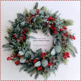 Symmetrical Christmas wreath - 50 cm