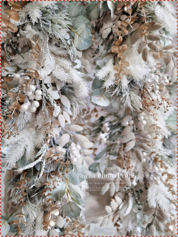 Ensemble guirlande - 2x120 cm + wreaths